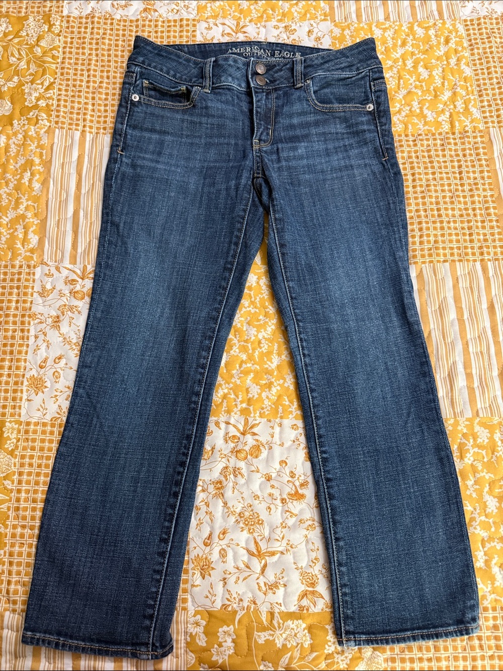 American Eagle Outfitters Women's Dark Indigo Boot Cut Jeans